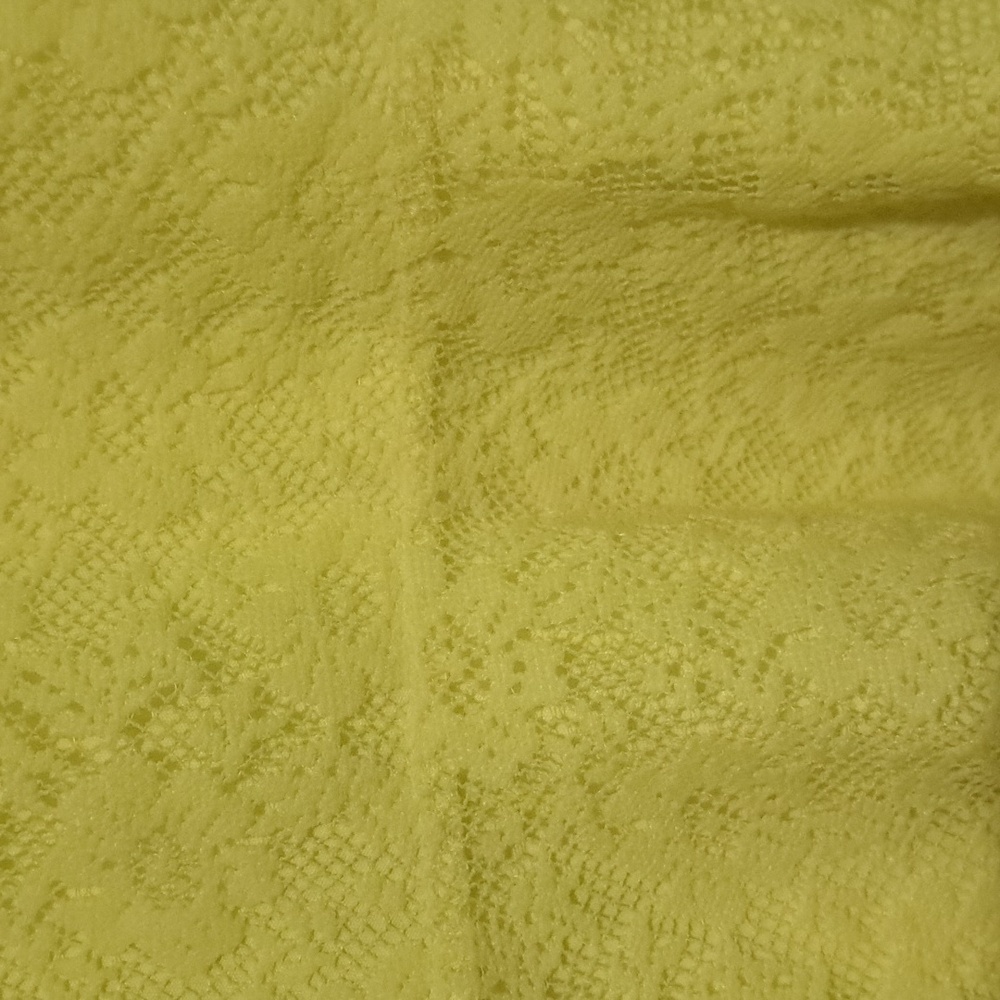 💛Chic Neon Lace Peplum Tank Top Perfect for the beach - Picture 4 of 4